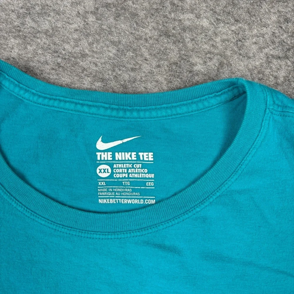 Nike San Diego Graphic T-Shirt Womens XXL Teal Red Swoosh Athletic Cut‎ Sports